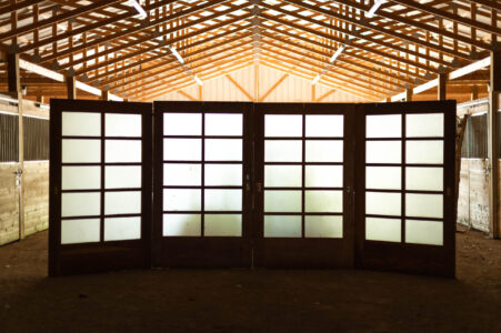 Interior of Equestrian Barn